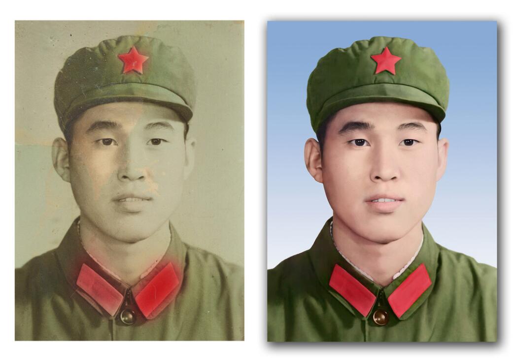 黟县破损照片修复-18